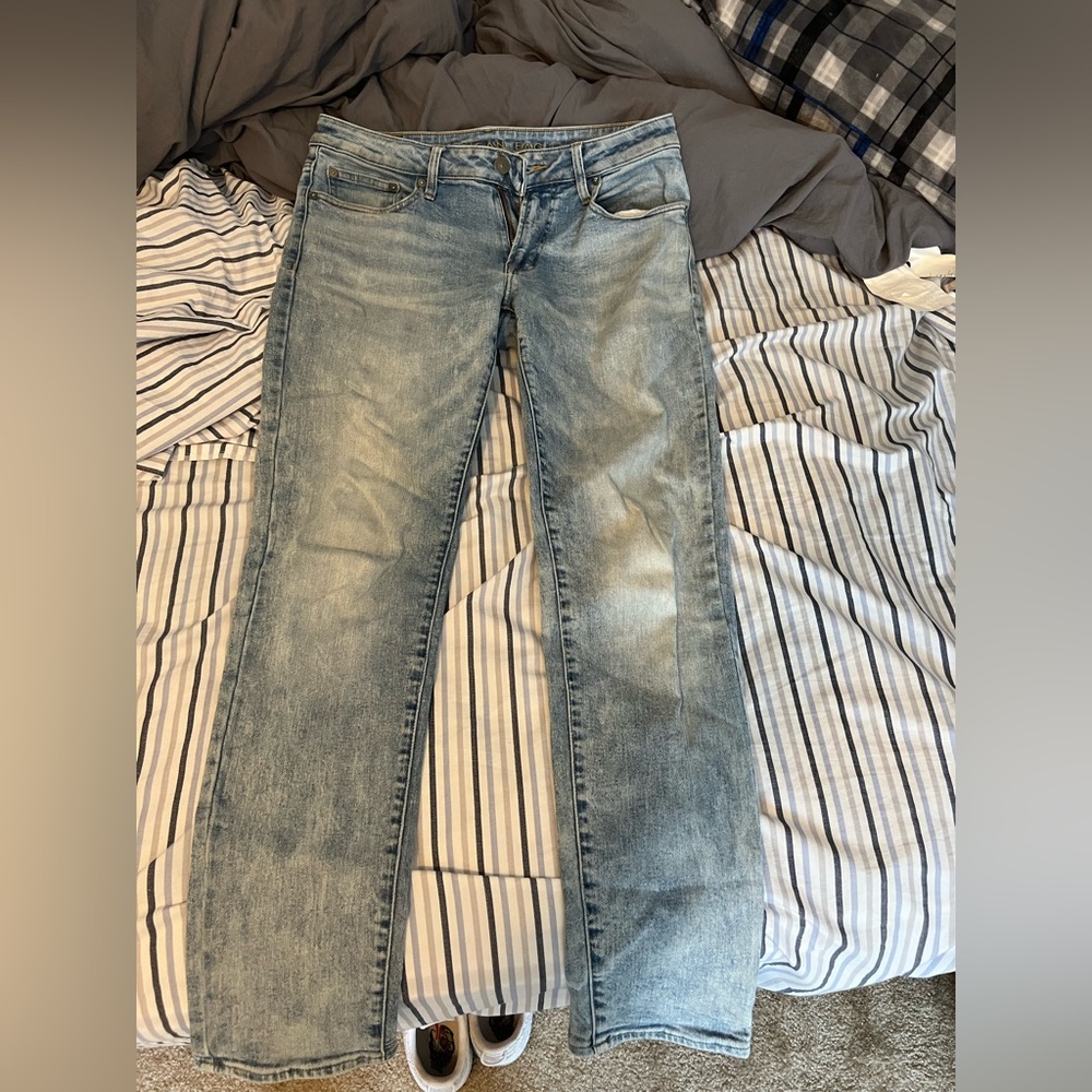 Mens acid wash jeans size 32 American eagle